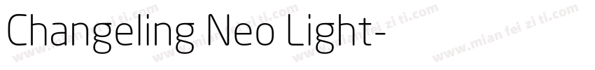 Changeling Neo Light字体转换